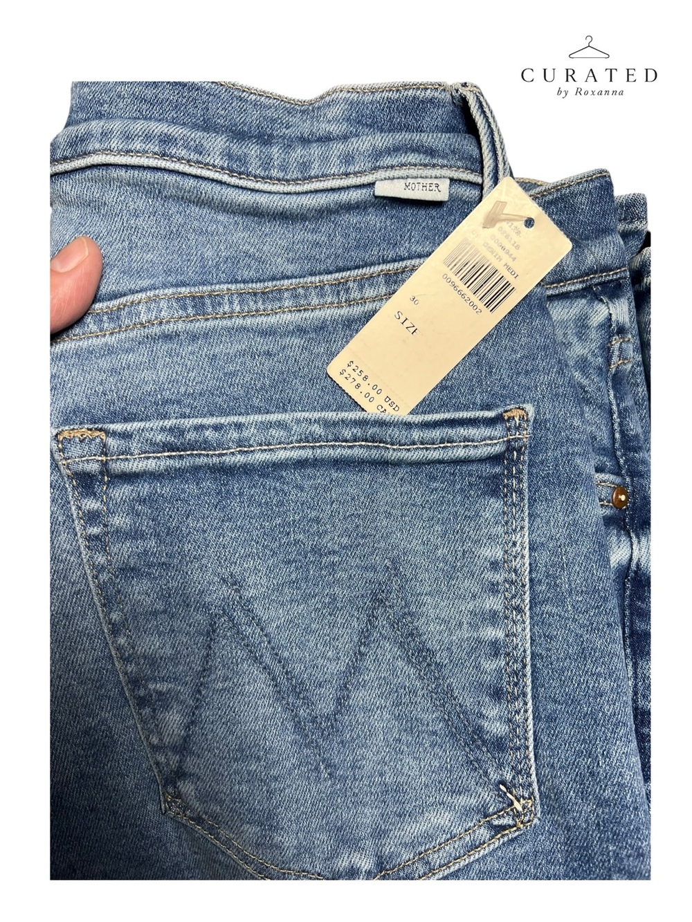 MOTHER The Kick It Bitchin' Jeans | Size 30 | High Rise Straight Leg | NWT - Picture 5 of 7